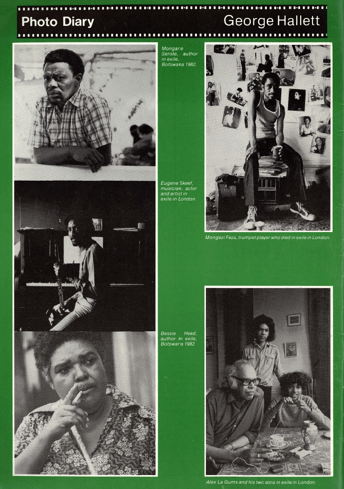 Staffrider 1984 back cover