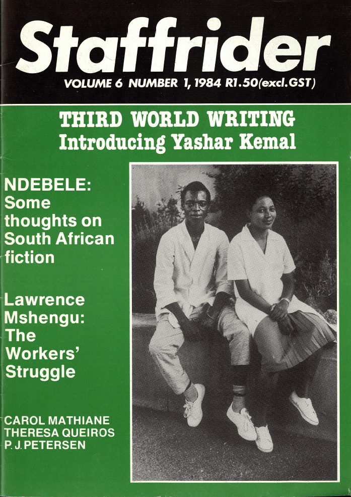 Staffrider 1984 front cover